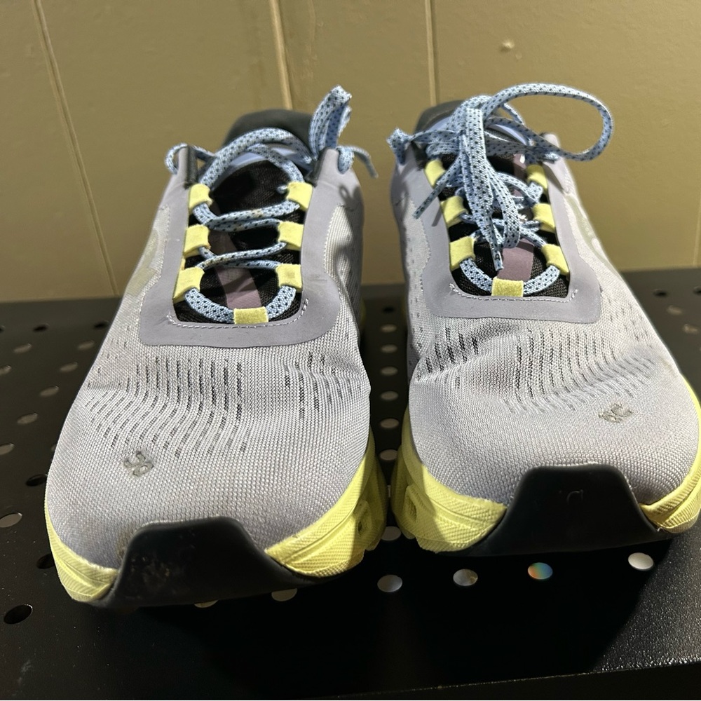 On Running Women's Sneakers in Gray and Yellow